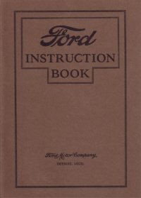 1927 Ford Model T Owners Manual User Guide