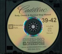 1939-42 CADILLAC Body, Chassis & Electrical Service Manual sample image