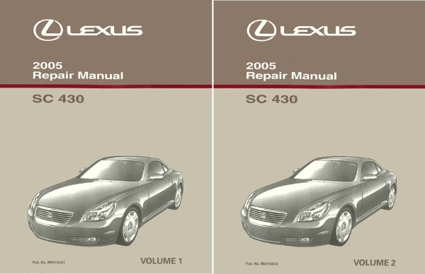 2005 Lexus SC 430 Factory Shop Service Manual