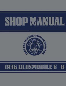 1936 Oldsmobile F-36, L-36 Factory Shop Service Manual