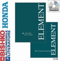 2003 2004 2005 Honda Element Shop Service Repair Manual PDF Engine Electrical sample image