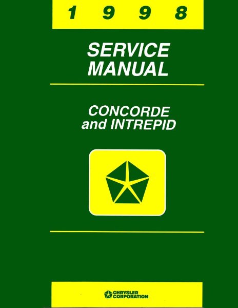 1998 Chrysler 300M, Concorde, LHS, Intrepid Factory Shop Service Manual