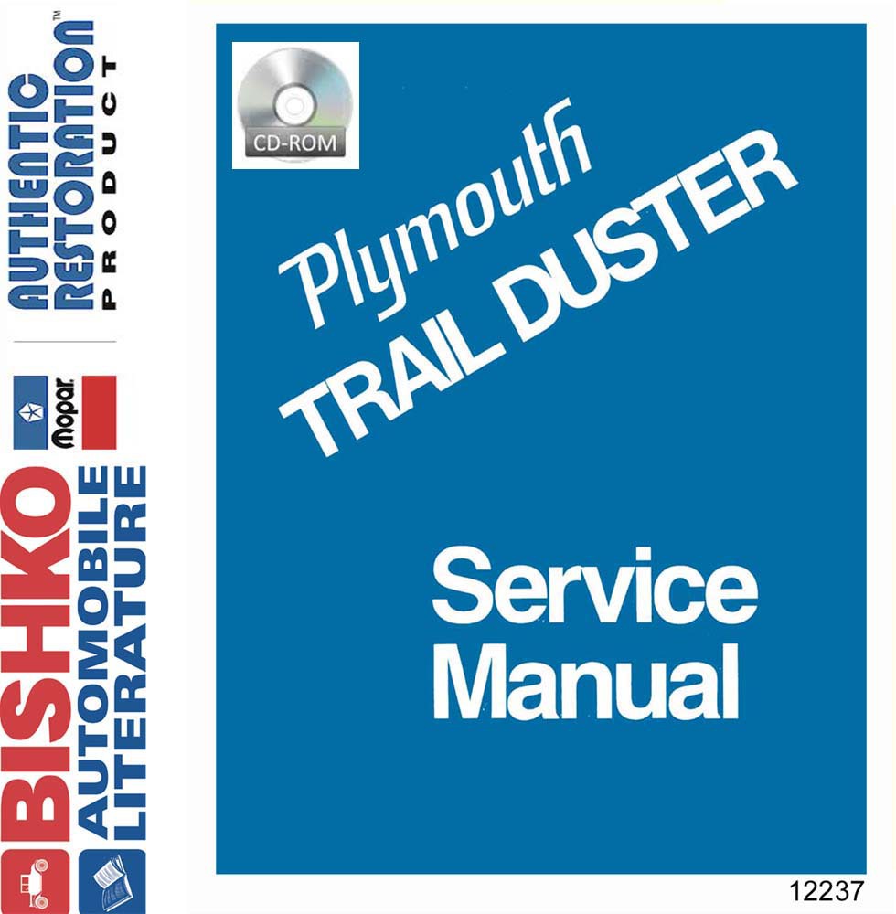 1974 Plymouth TRAIL DUSTER Factory Shop Service Manual