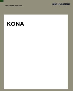 2026 Hyundai Kona Owner's Manual