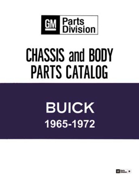 1965–1972 Buick All Models Parts Book