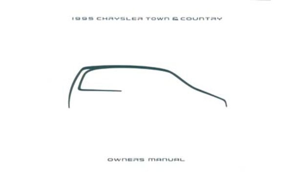 1995 Chrysler Town & Country Owner's Manual