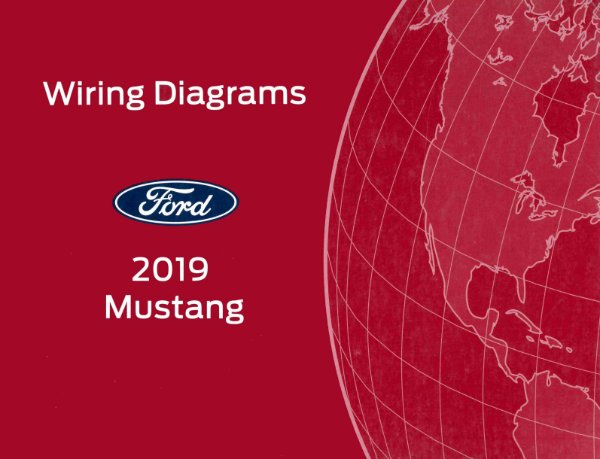 2019 Ford Mustang Wiring Diagrams Manual