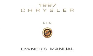 1997 Chrysler LHS Owner's Manual