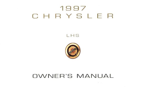 1997 Chrysler LHS Owner's Manual