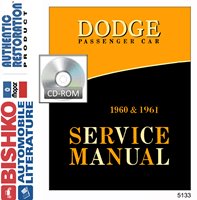 1960-61 DODGE Body, Chassis & Electrical Service Manual sample image