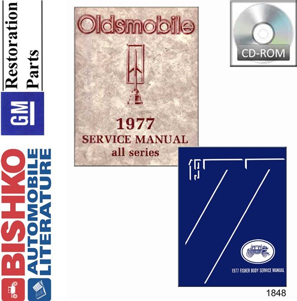 1977 Oldsmobile ALL MODELS FISHER BODY Factory Shop Service Manual