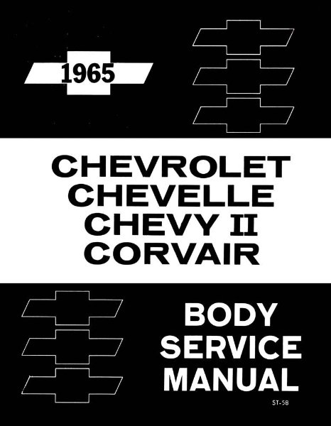 1965 Chevrolet Chevelle, Chevy II, Corvair Factory Body Shop Service Manual