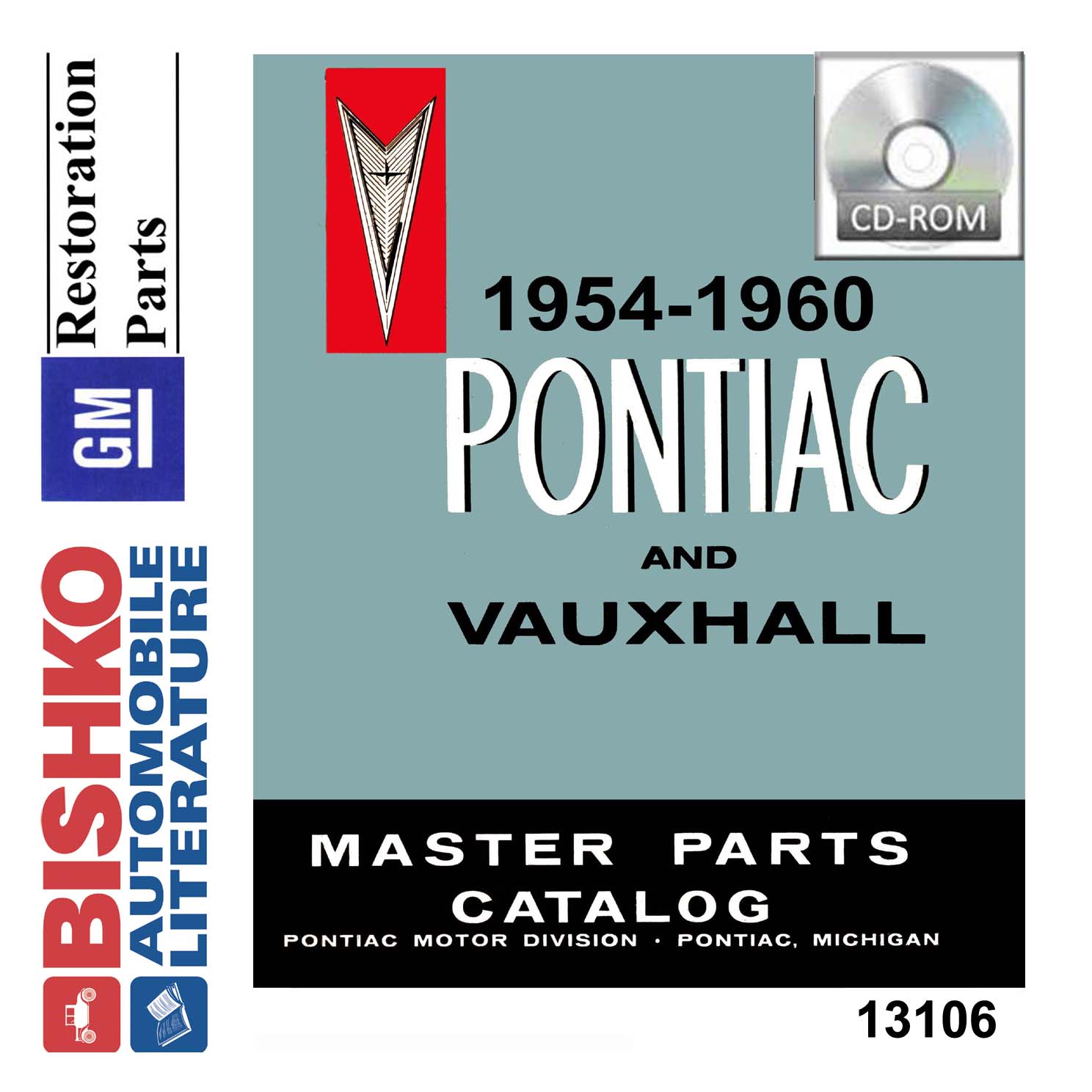 1954-1960 Pontiac Part Numbers Book PDF List Guide Interchange