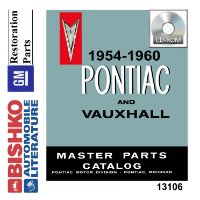 1954-1960 Pontiac Part Numbers Book PDF List Guide Interchange sample image