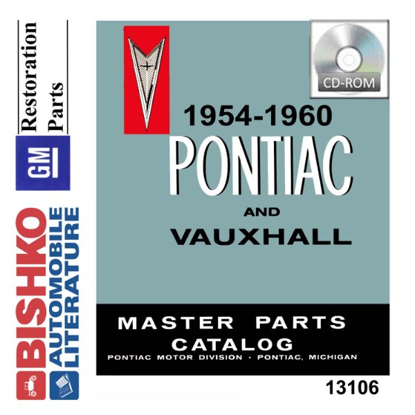 1954-1960 Pontiac Part Numbers Book PDF List Guide Interchange