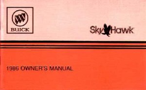 1986 Buick Skyhawk Owner's Manual
