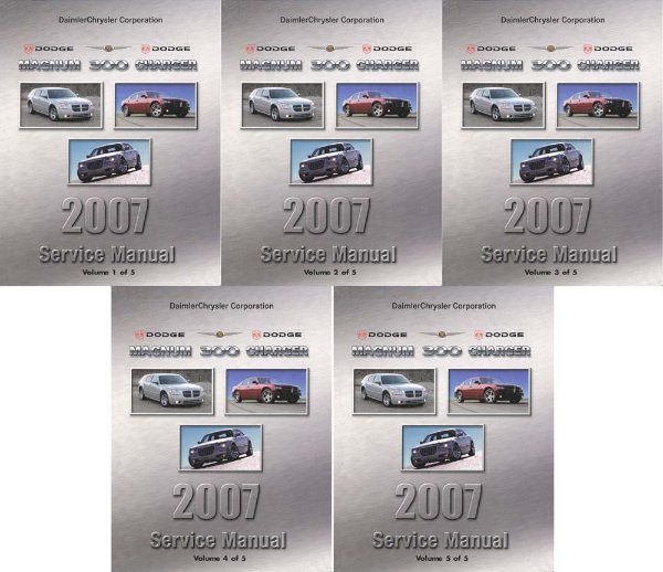 2007 Chrysler 300 Series, Magnum, Charger Factory Shop Service Manual