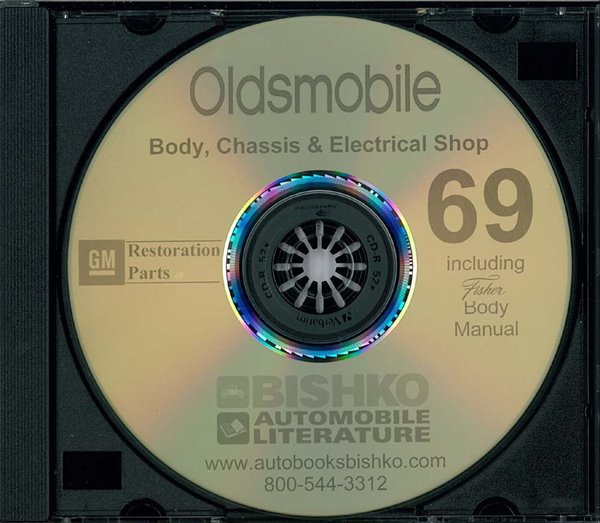 1969 Oldsmobile ALL MODELS FISHER BODY Factory Shop Service Manual