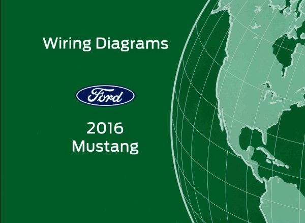 2016 Ford Mustang Wiring Diagrams Manual