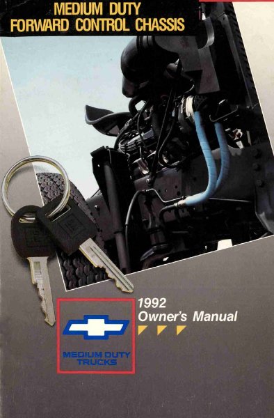 1992 Chevrolet Medium Duty Forward Control Owner's Manual