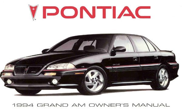 1994 Pontiac Grand Am Owner's Manual