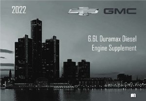 2022 Chevrolet DIESEL SUPPLEMENT Owner's Manual