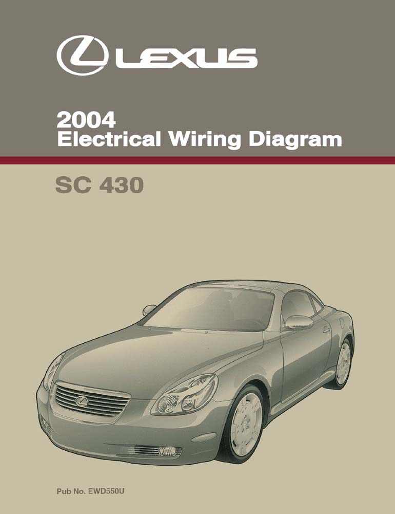 2004 Lexus SC 430 Wiring Diagrams Manual