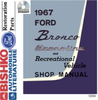 1967 Ford Econoline Bronco Shop Service Repair Manual PDF sample image