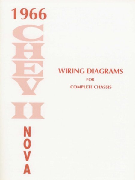 1966 Chevrolet Chevy II, Nova Wiring Diagrams Manual