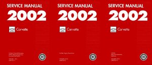 2002 Chevrolet Corvette Factory Shop Service Manual
