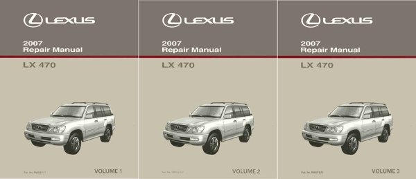 2007 Lexus LX 470 Factory Shop Service Manual