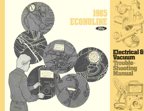 1985 Ford Truck Econoline Wiring Diagrams Manual