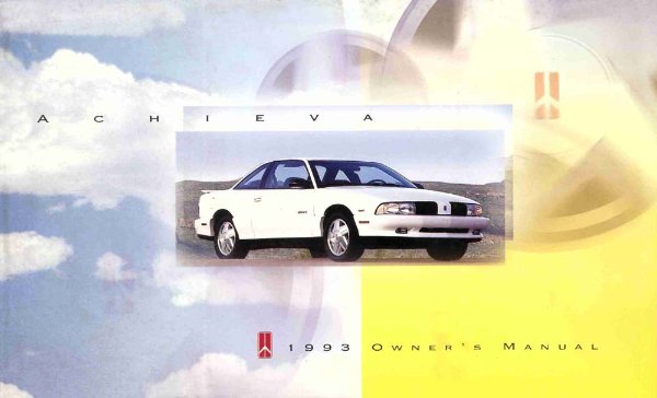 1993 Oldsmobile Achieva Owner's Manual