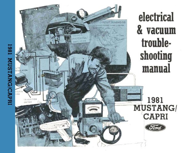 1981 Ford Mustang, Capri Wiring Diagrams Manual