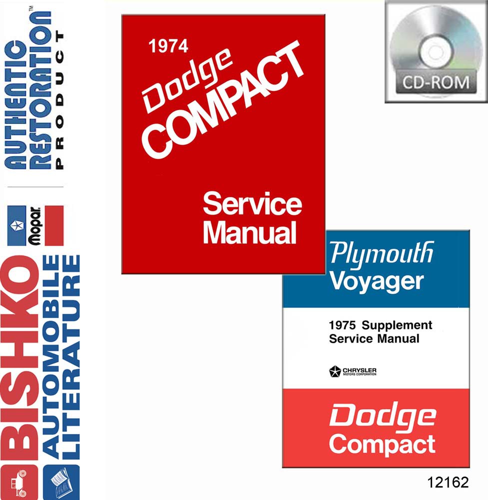 1974-1975 DODGE COMPACT VAN & PLYMOUTH VOYAGER Body, Chassis & Electrical Service Manual