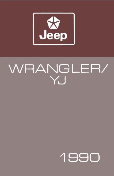 1990 Jeep Wrangler Owner's Manual