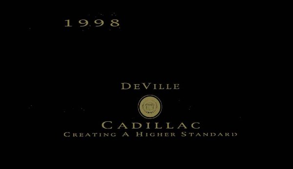 1998 Cadillac Deville Owner's Manual