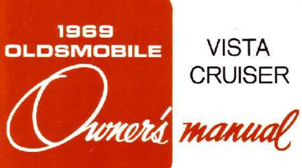1969 Oldsmobile Vista Cruiser Owner's Manual