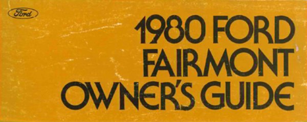 1980 Ford Fairmont Owner's Manual