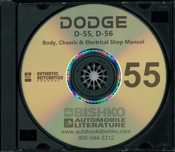 1955 Dodge All Models Factory Shop Service Manual