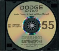 1955 DODGE Body, Chassis & Electrical Service Manual sample image