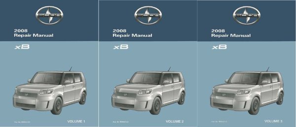 2008 Toyota Scion xB Factory Shop Service Manual