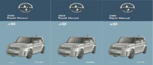 2008 Toyota Scion xB Factory Shop Service Manual