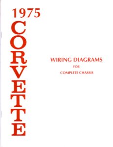 1975 Chevrolet Corvette Wiring Diagrams Manual