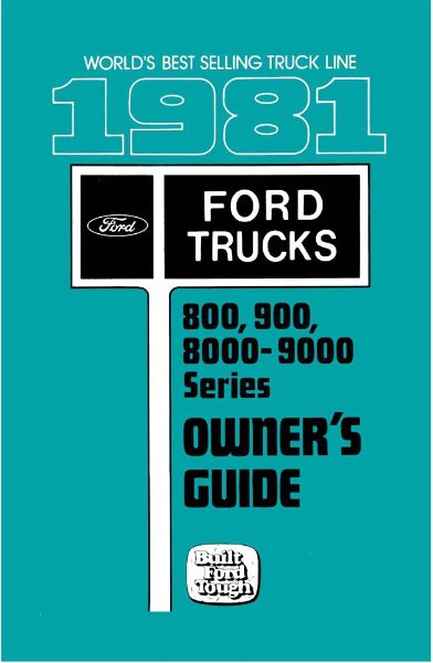 1981 Ford Heavy Duty Truck Owner's Manual