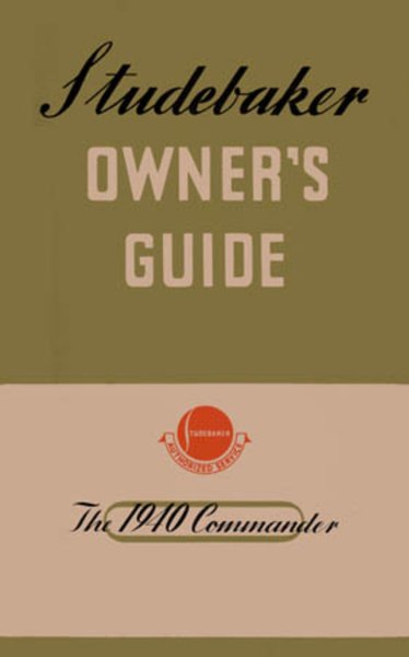 1940 Studebaker Commander Owner's Manual