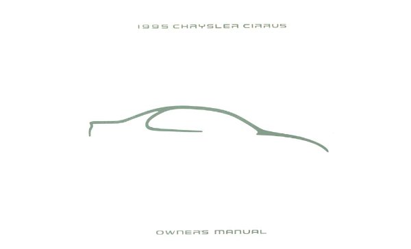 1995 Chrysler Cirrus Owner's Manual