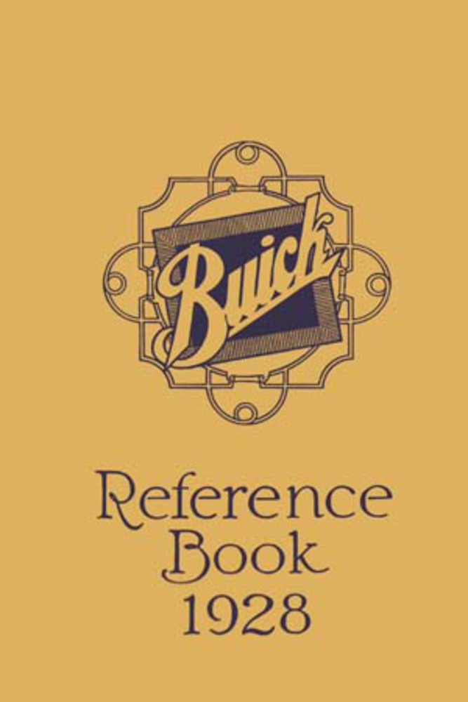 1928 Buick Standard Six Owners Manual User Guide