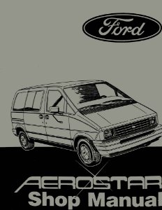 1986 Ford Truck Aerostar Factory Shop Service Manual