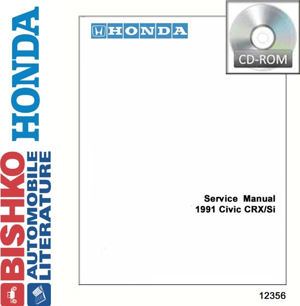 1991 Honda Civic CRX & Si Factory Shop Service Manual